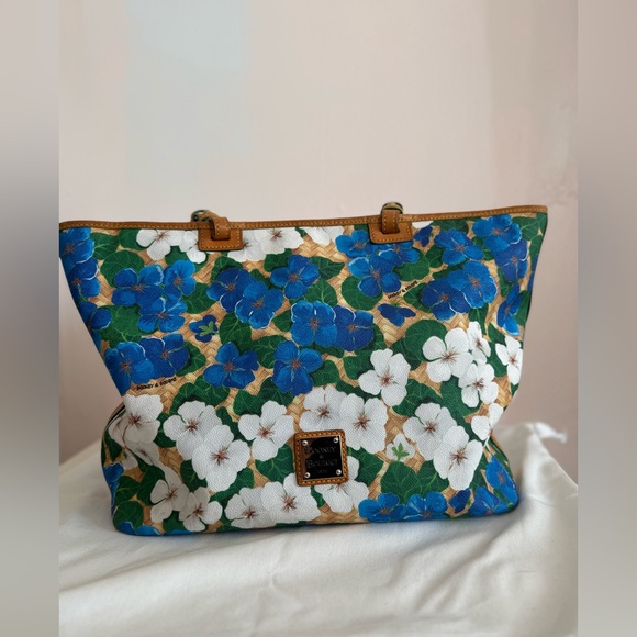 Dooney & Bourke | Floral Bag | Blue & White - Picture 2 of 16